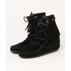 ブーツ 「W」「it」「IW5」「MINNETONKA」ダブルフリンジ トランパー ブーツ DOUBLE FRINGE TRAMPER BOOTS レ