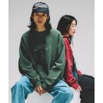 トレーナー スウェット NAUTICA/ノーティカ Pigment Dyed Felt Patch Arch Logo Crewneck Sweats