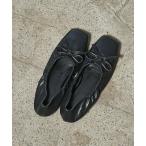 ショッピングバレエシューズ バレエシューズ パンプス 「LAROUTE」ギャザーバレエシューズ