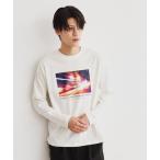 tシャツ オーガビッツグラフィックプリント長袖Tシャツ 親子リンク/コットン100%/マシンウォッシャブル メンズ
