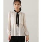 ブラウス シャツ ボウタイレイヤードブラウス / 1214210002 レディース