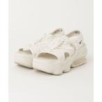 「NIKE」 フラットサンダル 24 アイボリー レディース