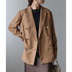 ジャケット テーラードジャケット ダブルツイルテーラードジャケット（ブレザー/オケージョン） レディース