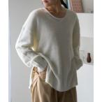 ショッピングラメ ニット セーター シャギーラメＶニット レディース