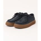 デッキシューズ Clarks クラークス TORHILL LO メンズシューズ 厚底 ワラビー(トーヒルロー) 26179708 ネイビースエード メ