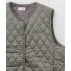 ダウンベスト ベスト 「CONVERSE」キルト中綿ベスト アウター 薄手すっきり裏側あったか レディース