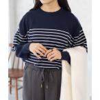 ニット セーター HusHusH ラメ入りボ