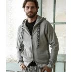 ショッピングリゾート パーカー 1PIU1UGUALE3 RELAX(ウノピゥウノウグァーレトレ リラックス)ワイドスピンドルロゴスウェットパーカー メンズ