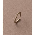 イヤーカフ 「トーン」 K18RBG ダイヤモンド イヤーカフ スキニー レディース