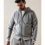 ショッピングリゾート パーカー 1PIU1UGUALE3 RELAX(ウノピゥウノウグァーレトレ リラックス)ラインストーンジップロゴパーカー メンズ