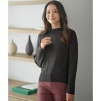 ニット セーター 「洗える」サイドケーブルアンゴラブレンド ニット レディース