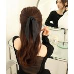 ヘアクリップ サテンリボン ヘアクリップ