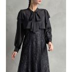 ショッピングパーティードレス ドレス 2WAYロングスリーブボレロ×レースマーメイドラインワンピース セットパーティードレス　結婚式　お呼ばれ　ドレス　20代 30代 40代