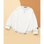 tシャツ SHISKY / シスキー ワンポイント ステッチデザイン オーバーサイズ ロンT 長袖 キッズ キッズ 子供服 男の子 女の子