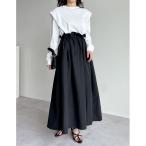 ショッピングリエディ ワンピース 「低身長サイズ有」ドッキングドロストワンピース