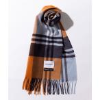 マフラー ストール 「SETUP7」カシミヤ100％ チェック柄マフラー 30T40 レディース