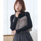 キャミソール ボアビスチェ