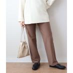 パンツ 「L〜6L 大きいサイズ」裏起毛ストレッチストレートパンツ レディース