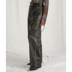 パンツ ヴィーガンレザーパンツ/Vegan Leather Pants レディース