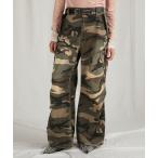 カーゴパンツ CAMOジップカーゴパンツ/CAMO Zip Cargo Pants レディース