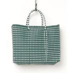 ショッピングカゴバッグ かごバッグ カゴバッグ 「Moon Bird/ムーンバード」手編みのメルカドバッグ・DOT（S）