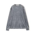 tシャツ ベロアジャージー オーバーカットソー レディース