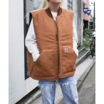 ミリタリージャケット モッズコート Carhartt /カーハート / DUCK VEST ARCTIC-QUILT LINED / CRHTT-V