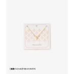 ネックレス イニシャルネックレス レディース