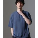 tシャツ ストレッチジャガード二重織プルオーバー メンズ