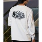ショッピングkeen tシャツ KEEN/キーン 長袖 Tシャツ ロンT ポケT ポケット バックプリント ビッグシルエット 1029951/1028437/1028440