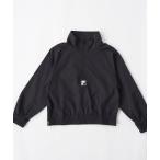 ショッピングダンス ブルゾン ジャンバー アウター 「FILA/フィラ」キッズハーフジップジャケット　ナイロンプルオーバー　ダンス キッズ 子供服 男の子 女の子