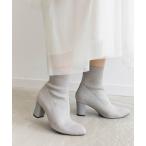 ショッピングショートブーツ ブーツ 「SUSTAINABLE」ラメニットショートブーツ レディース