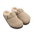 サンダル BIRKENSTOCK BOSTON SHEARLING LEVE TAUPE LAF / ビルケンシュトック ボストン シェアリング スウ
