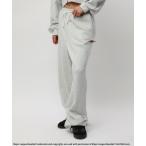 スウェットパンツ ジャージ 「MLB」3Dロゴ刺繍サイドカットスウェットパンツ レディース