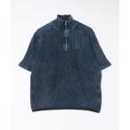 「DIESEL」 半袖ポロシャツ - ブルー系その他 メンズ
