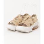 「NIKE」 フラットサンダル 23cm ベージュ レディース