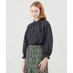 ブラウス シャツ シャドーチェックシアーブラウス レディース