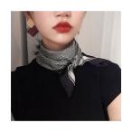 スカーフ バンダナ 「リングSET♪」千鳥柄スカーフ レディース メンズ