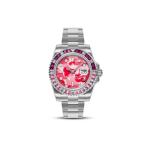 腕時計 TYPE 2 BAPEX ABC CAMO CRYSTAL STONE メンズ