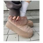 ショッピングスリッポン レディース ブーツ 「R＆E」フェイクファームートンスリッポン レディース