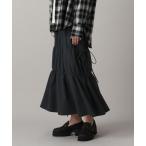ショッピングforever21 スカート 「2024FW」シャーリングリボンスカート