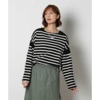 tシャツ バスクボーダーロンＴ レディース