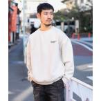 トレーナー スウェット フェイクスウェード ボア クルーネック スウェット メンズ