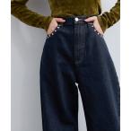 ジーンズ デニム デニムパンツ スタッズデニム レディース