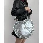 ショルダーバッグ バッグ 「フェスや通勤通学に」キルティングメタルハートバッグ レディース