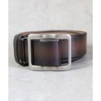 ベルト 栃木レザーグラデバックルベルト メンズ レディース
