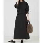 ワンピース 「2点セット」シアーフリルコンビセットアップ/冬服/セミオケ