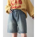 ジーンズ デニム デニムパンツ デニムハーフパンツ レディース