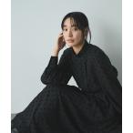 ワンピース シアードットドレス