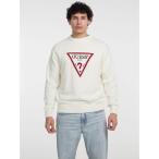  футболка тренировочный GUESS JEANS Ls Cn Big Triangle Sweater Logo свитер мужской 